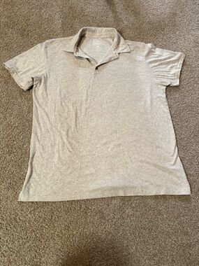 Men's Light Gray Polo Shirt - Soft Everyday Comfort